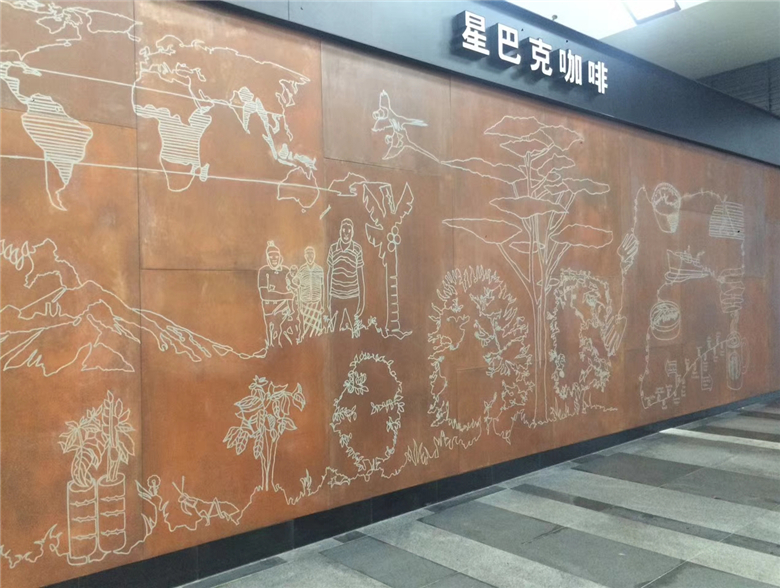 东阳耐候钢幕墙